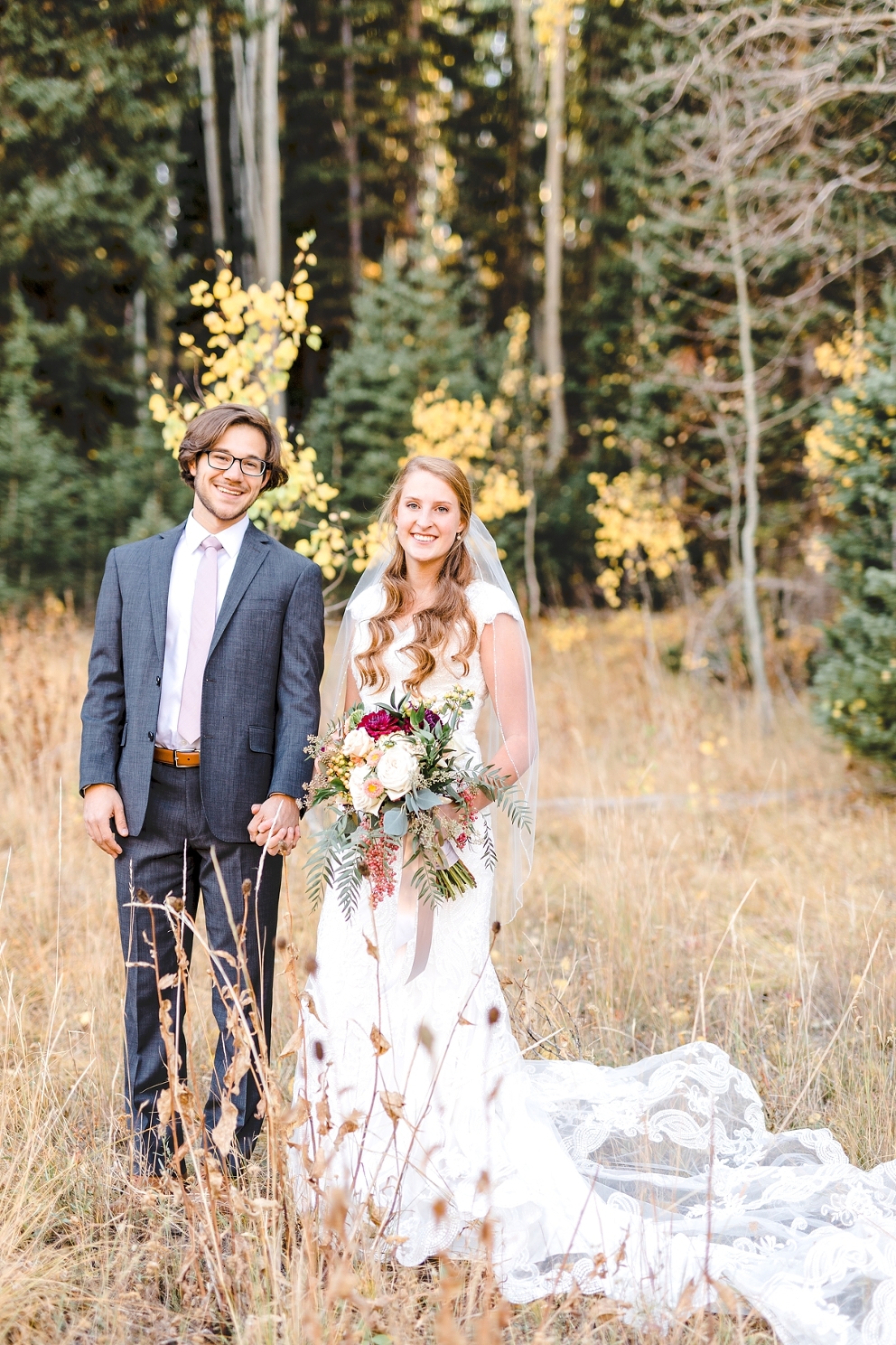 Beautiful Fall Bridals at a Secluded Family Cabin || Big Cottonwood ...