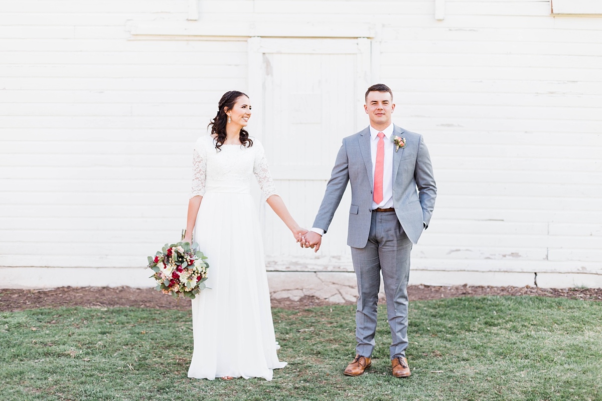 Spring Payson Utah LDS Temple Wedding with reception at the Oaks Event Center in Spanish Fork, Utah wedding photography