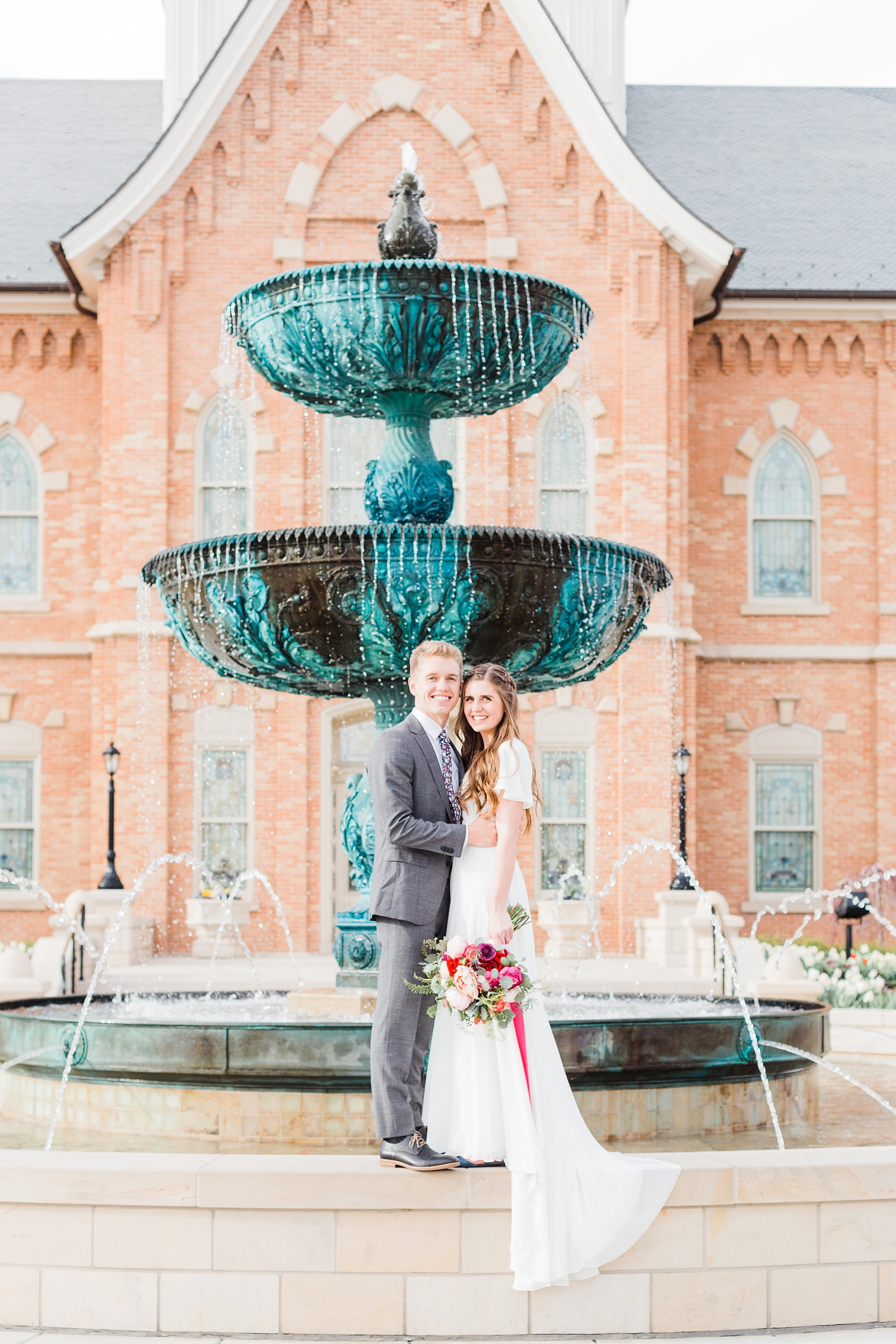 Provo City Center LDS Temple Wedding, Summer Backyard wedding, Utah wedding photography