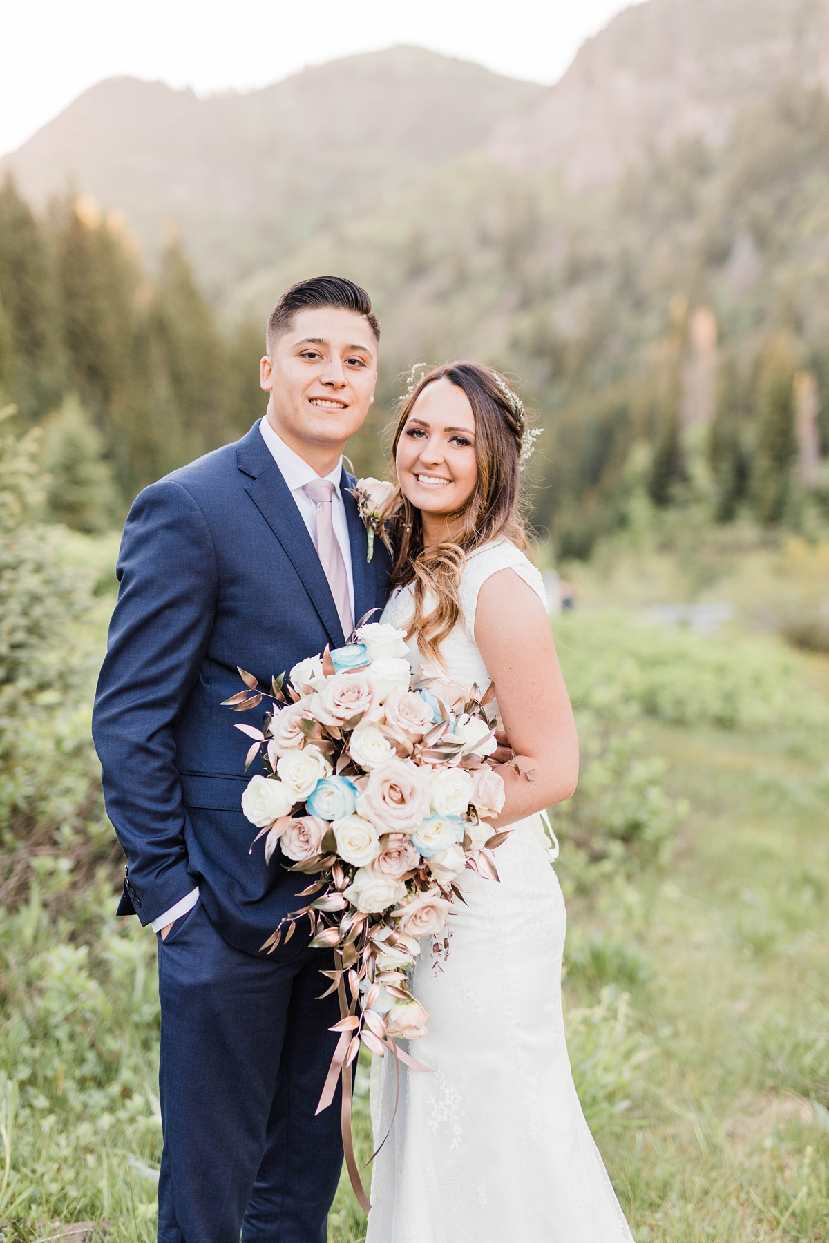 Payson LDS Temple wedding, Utah wedding Photography, Jordan Pines bridals canyon mountain bride and groom