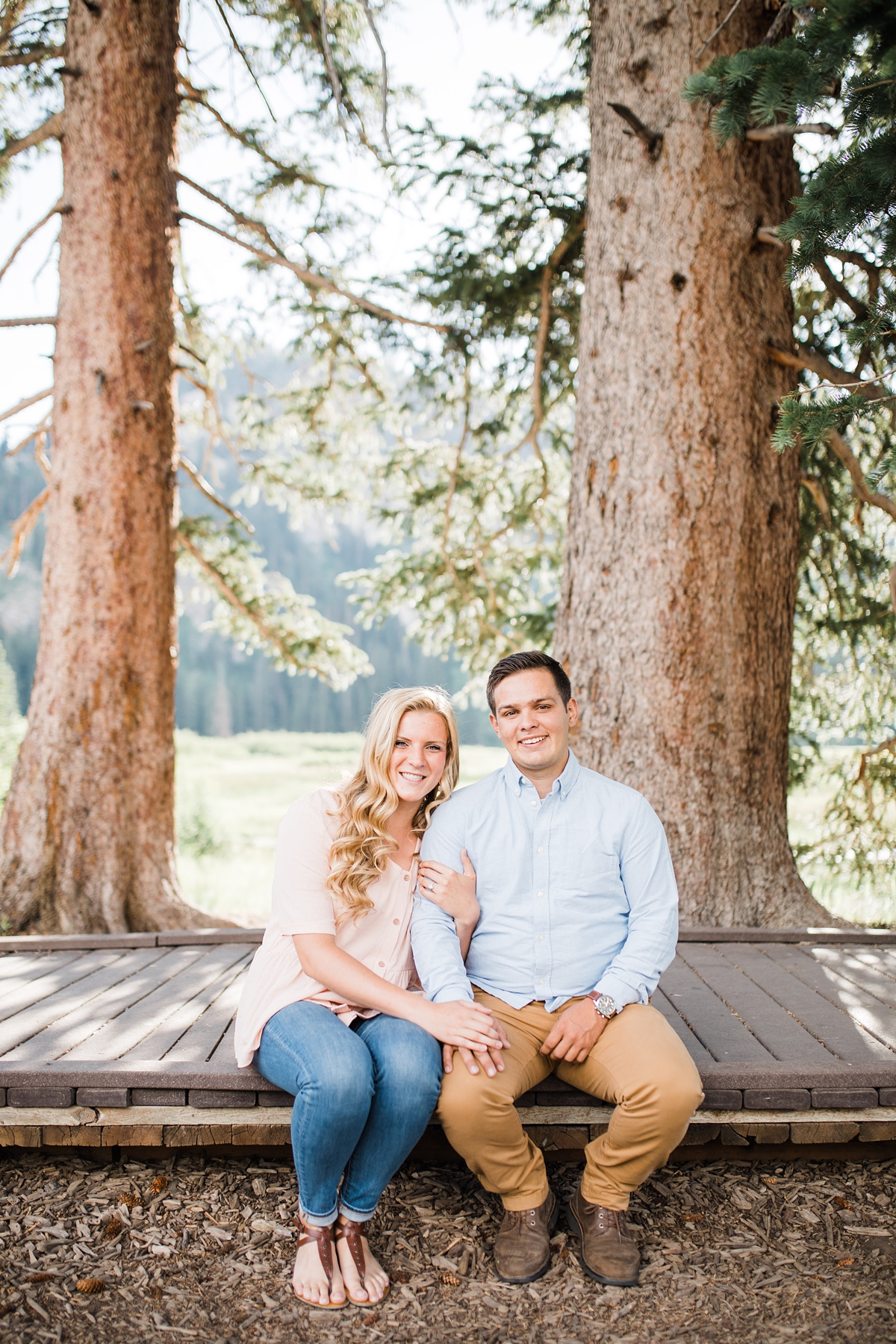 Mountain Engagement Session at Silver Lake and Guardsman Pass, Park City, Utah engagement photographer