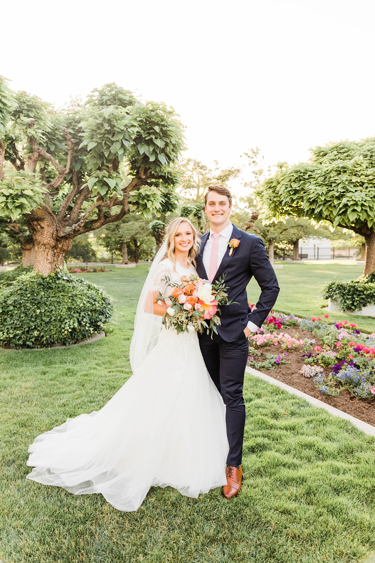 Salt Lake Temple Wedding with Backyard Reception in Bountiful, Utah Wedding Photography, bride and groom