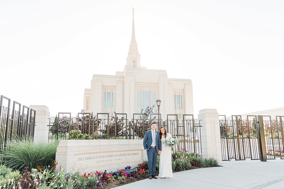 Bride and Groom at the temple