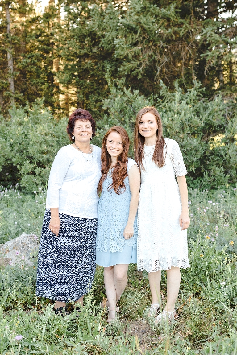 family picture outdoors