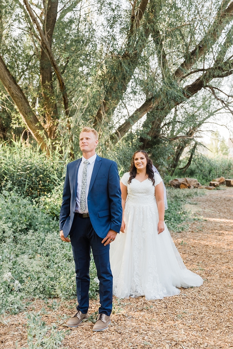 Bride & Groom at bridal session