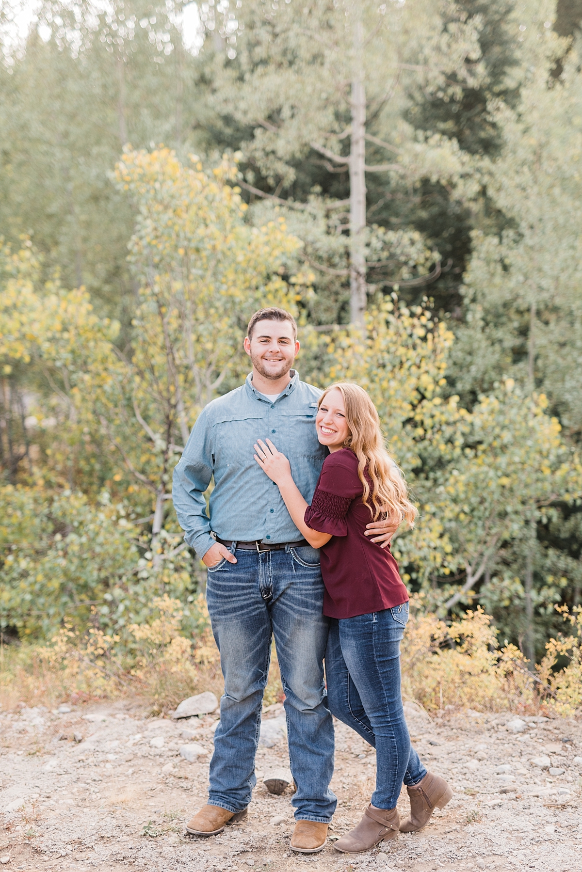 Couple at Jordan Pines campground