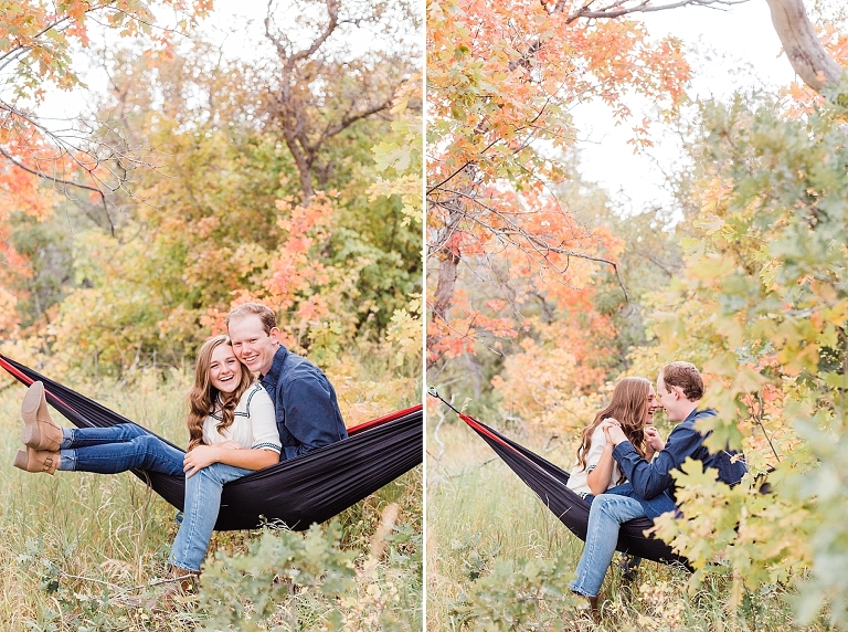 Couple in hammock 