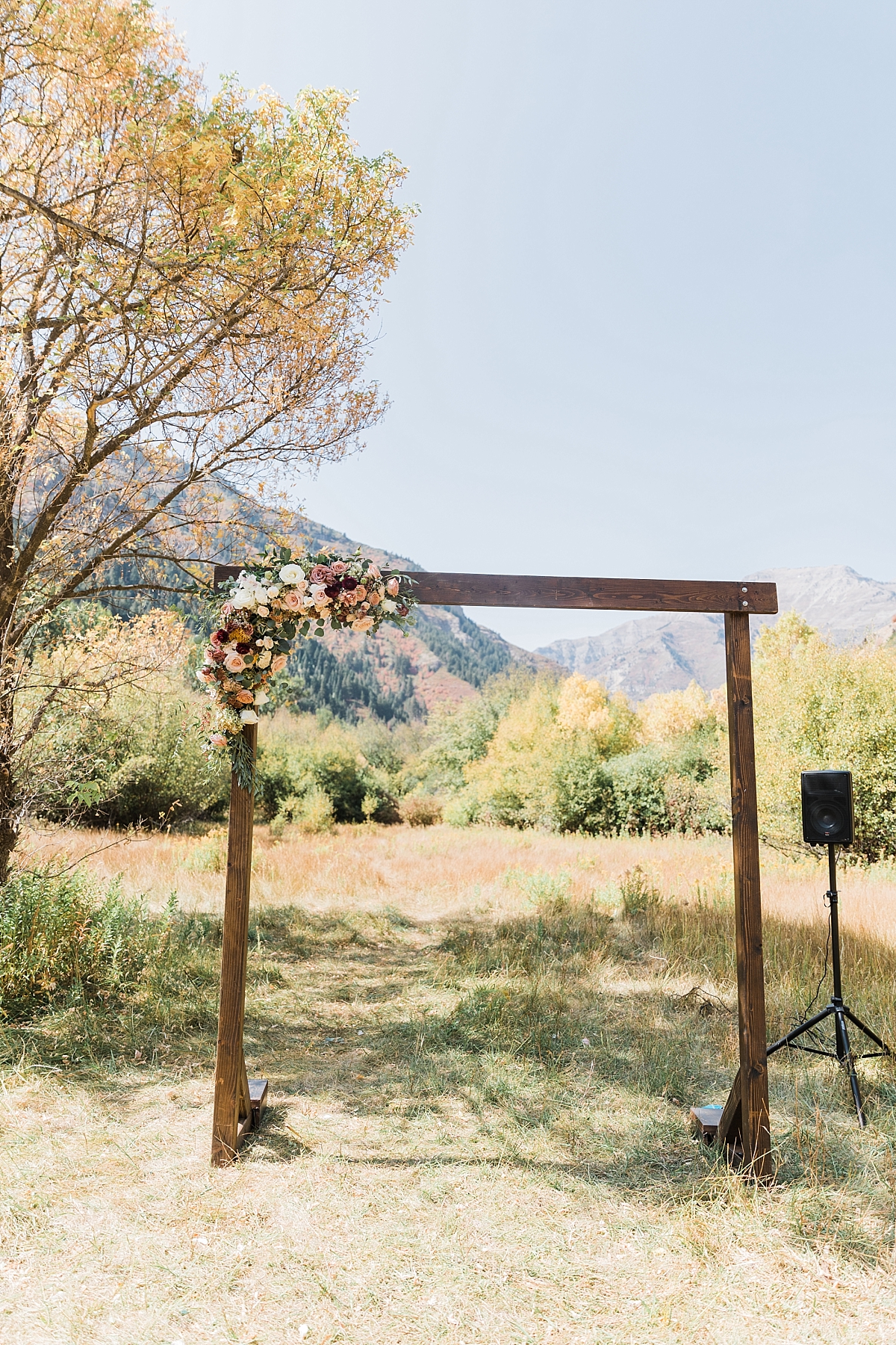 Provo Canyon Fall Wedding