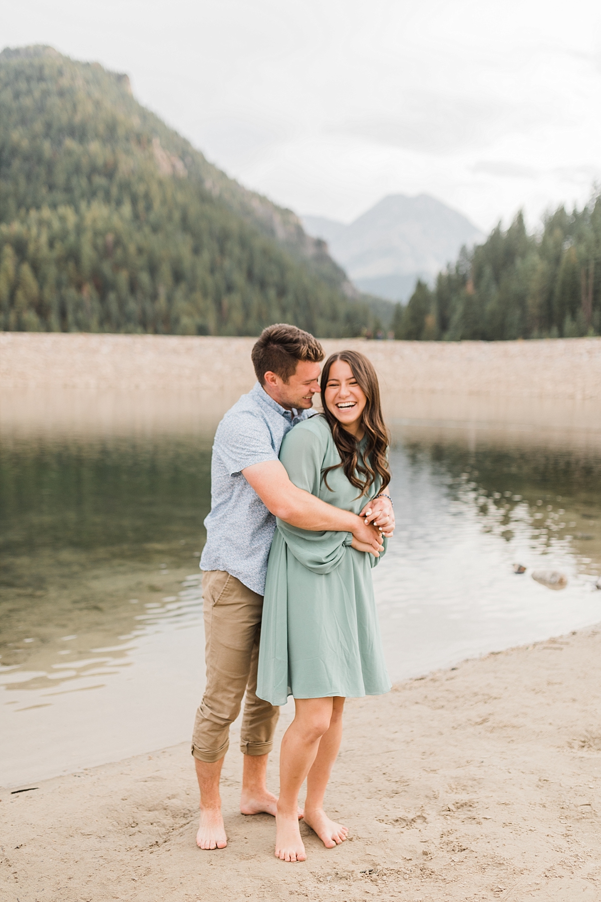 Couple at Tibble Fork Reservoir