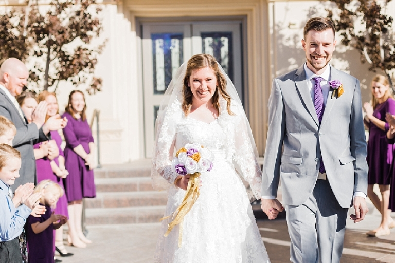 Payson Temple Wedding