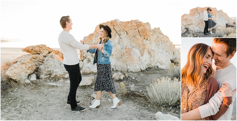 Couple's Photo Session At Antelope Island | The Vandenbosches - Tasha Rose