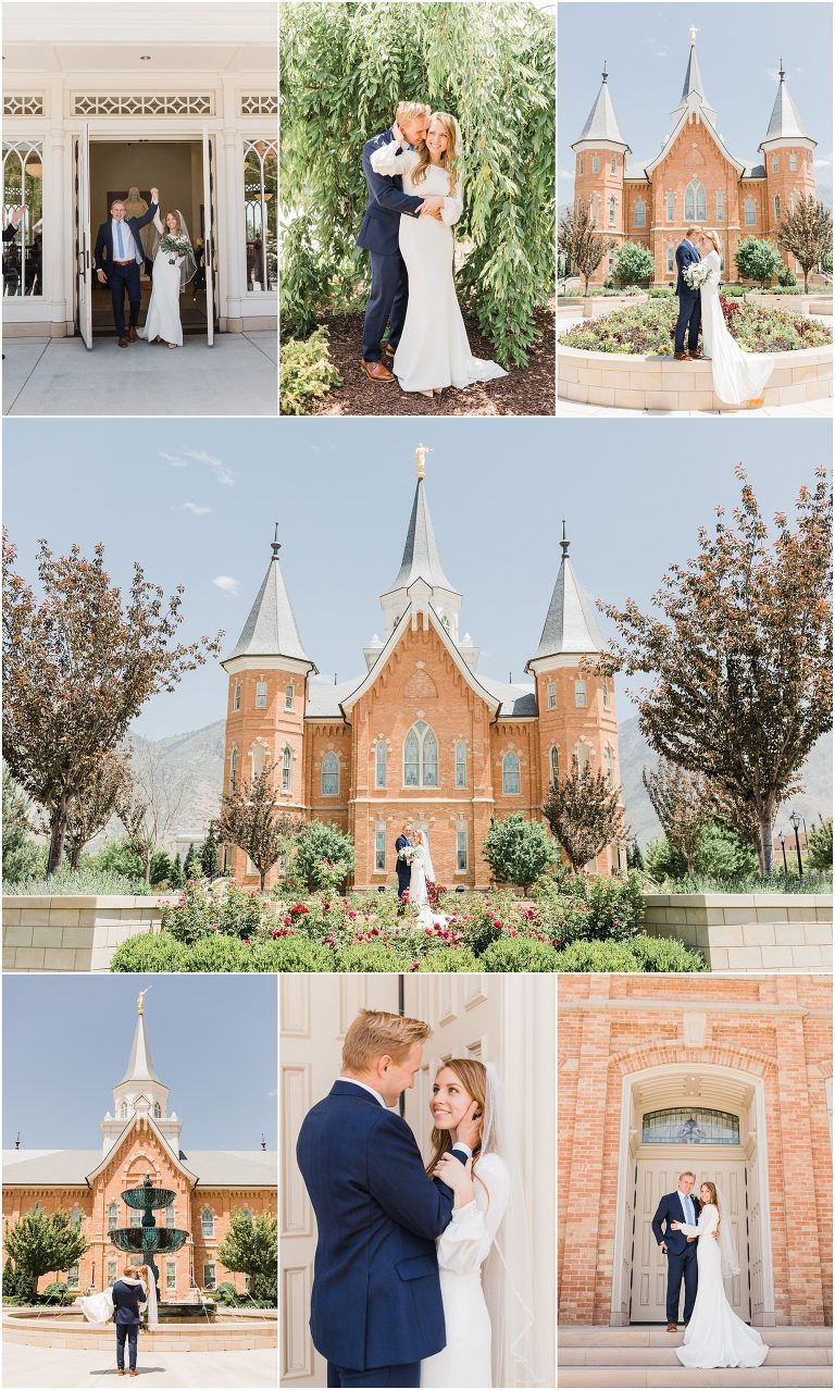 Provo Utah Temple Wedding Dresses