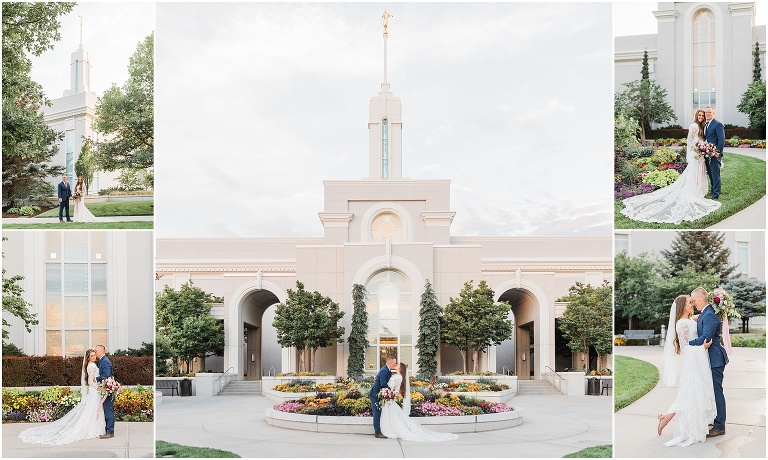 Wedding Photos at The Mount Timpanogos Temple